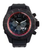 Kyboe Chronograph Stainless Steel Silicone Strap Watch