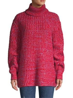 York And Hudson Turtleneck Ribbed Sweater