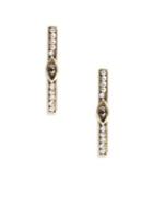 Theodora & Callum Evil Eye Bar Stud Earrings