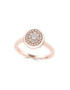 Effy Pav&eacute; Rose Diamond & 14k Rose Gold Ring