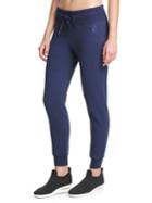 Donna Karan Active Drawstring Fleece Jogger Pants