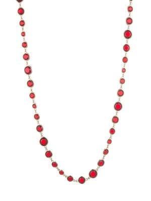 Anne Klein Cubic Zirconia Strand Necklace