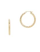 Lord & Taylor 14k Yellow Gold Round Hoop Earrings