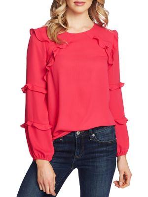 Cece By Cynthia Steffe Tiered Ruffled Top