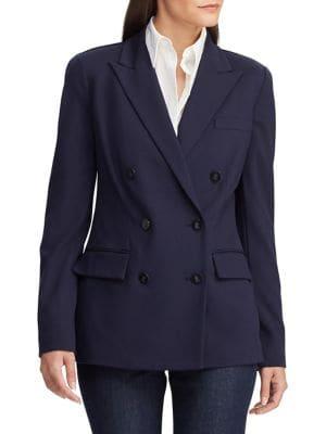 Lauren Ralph Lauren Ponte Double-breasted Blazer