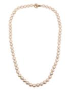 Miriam Haskell Pearl Basics Faux Pearl And Crystal Strand Necklace