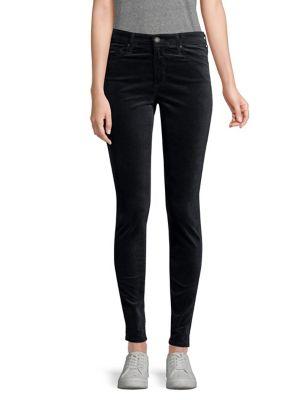 Ag Jeans Farrah High-rise Velvet Skinny Pants