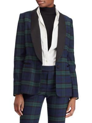 Lauren Ralph Lauren Slim-fit Tartan Blazer