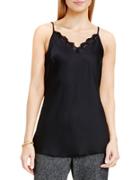 Vince Camuto Solid Lace Trimmed Cami Top