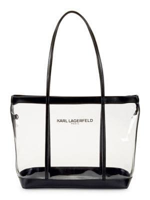 Karl Lagerfeld Paris Clear Swim Tote