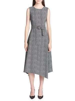 Calvin Klein Houndstooth Sleeveless Dress
