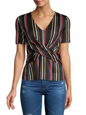 Highline Collective Twist Pinstripe Tee
