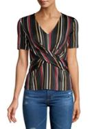 Highline Collective Twist Pinstripe Tee