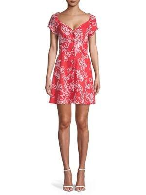 Free People A Thing Called Love Button Front Dress