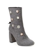 Nanette By Nanette Lepore Linette Embellished Boucle Booties