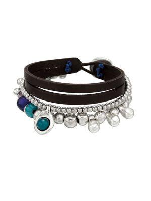 Uno De 50 Silver Heaven And Earth Multi-strand Bracelet