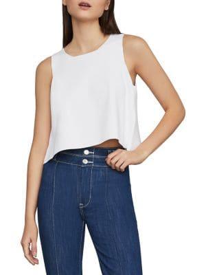 Bcbgmaxazria Split Back Tank Sweater Top