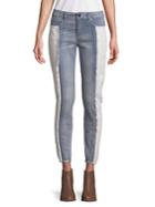 Jones New York Two-tone Skinny Crop Jeans