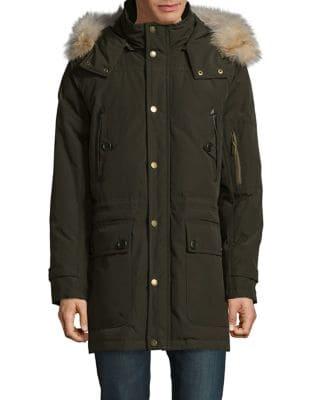 Pendleton Denver Coyote Fur Trimmed Hooded Parka