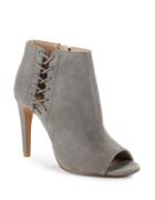 French Connection Suede Open Toe Stiletto Booties