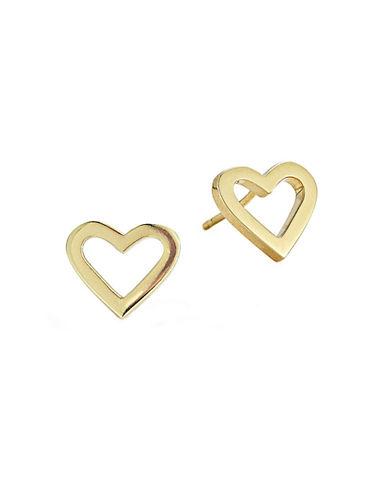 Roberto Coin 18k Yellow Gold Heart Stud Earrings