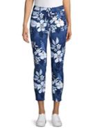 Tommy Bahama Floral Cotton Cropped Pants