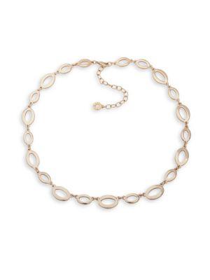 Anne Klein Oval-linked Collar Necklace