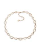 Anne Klein Oval-linked Collar Necklace