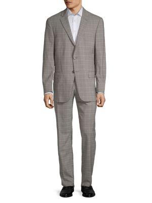Hart Schaffner Marx Classic Plaid Suit