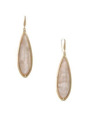 Laundry By Shelli Segal Frisco Fringe Goldtone & Acrylic Drop Earrings