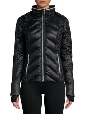 Blanc Noir Quilted Puffer Jacket
