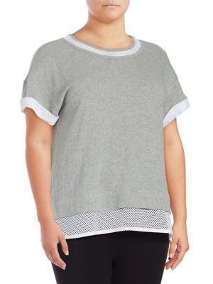 Marc New York Performance Plus Mixed-media Tee