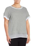 Marc New York Performance Plus Mixed-media Tee