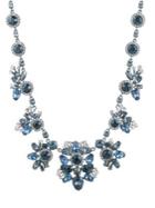 Givenchy Hematite-plated And Crystal Drama Collar Necklace
