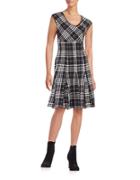 Taylor Plaid Fit-and-flare Dress