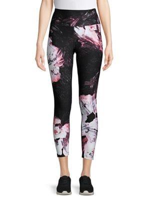 Calvin Klein Performance Floral Cropped Leggings