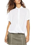 Bcbgeneration Wrap Hem Dolman-sleeve Shirt