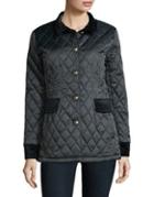 Vince Camuto Snap Front Quilted Coat