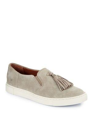 Frye Gemma Tassel Suede Sneakers