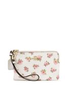 Coach Floral Canvas Small Wristlet