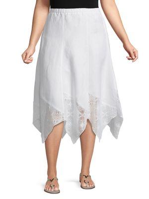 Context Plus Lace-trim Skirt