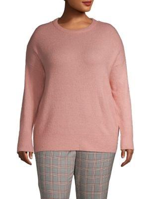 Vero Moda Curve Plus Knit Crewneck Sweater