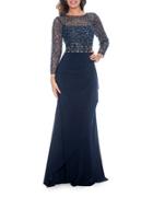 Decode 1.8 Sequin Gathered Gown