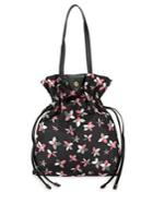 Anne Klein Toggle Floral Bucket Bag