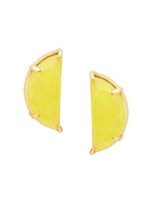 Kate Spade New York Half Moon Mini Scallop Stud Earrings