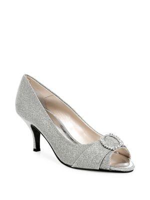 Caparros Nohr Glitter Peep-toe Heels