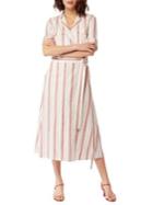 Habitual Nola Safari Linen Blend Wrap A-line Dress