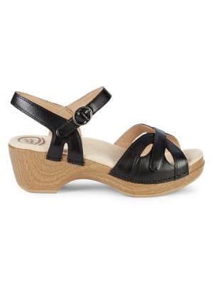 Dansko Season Leather Clog Sandals