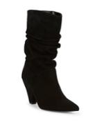 Carvela Scrunch Point-toe Suede Boots