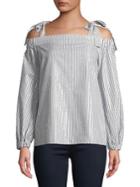 Michael Michael Kors Tied-strap Off-shoulder Top
